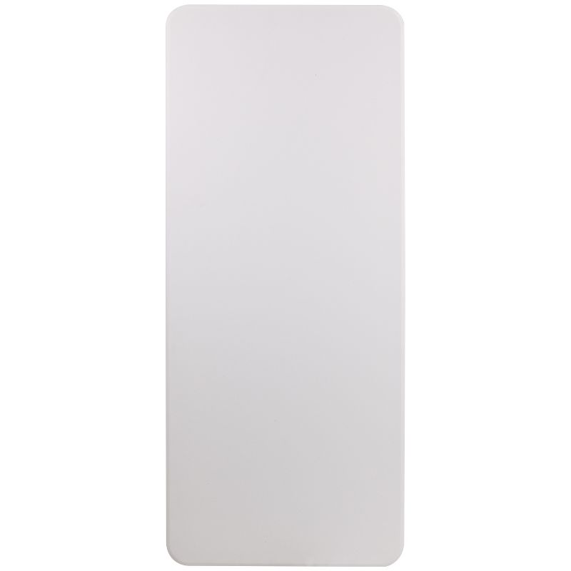 Flash Furniture 6-Foot Granite White Plastic Folding Table