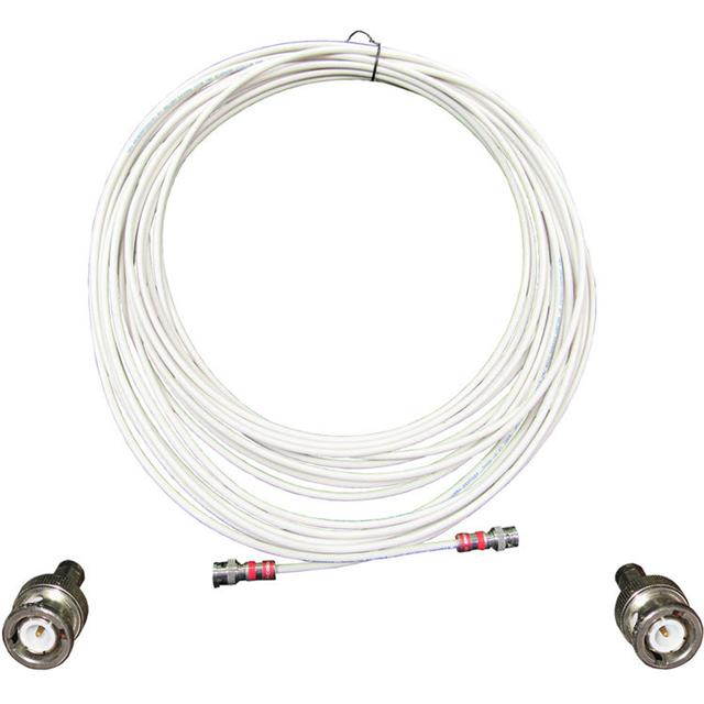 HuddleCamHD 100' HD-SDI Male to Male Plenum-Rated Video Broadcast Cable, White