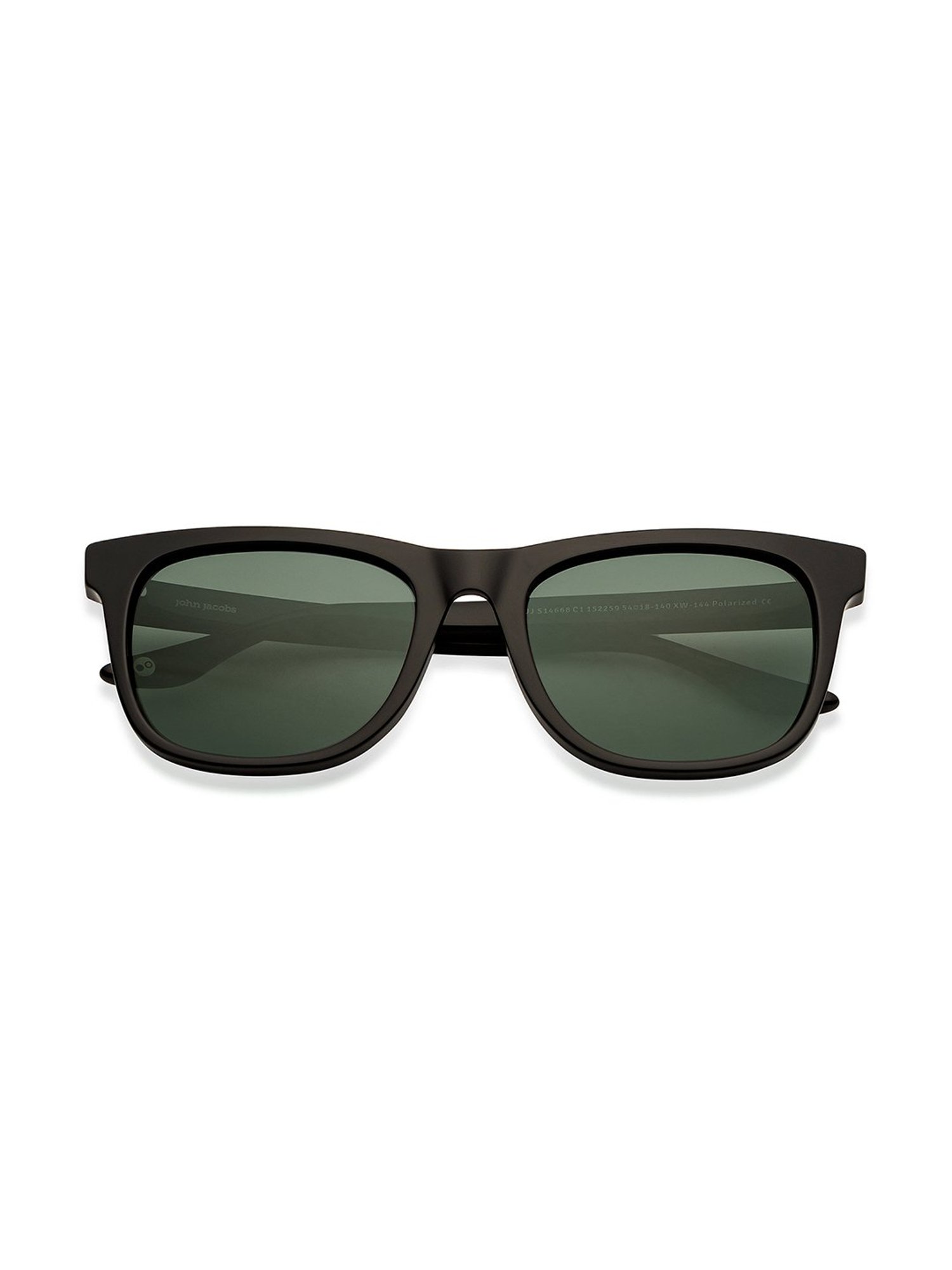 John Jacobs 152259 Green Polarized Wayfarer