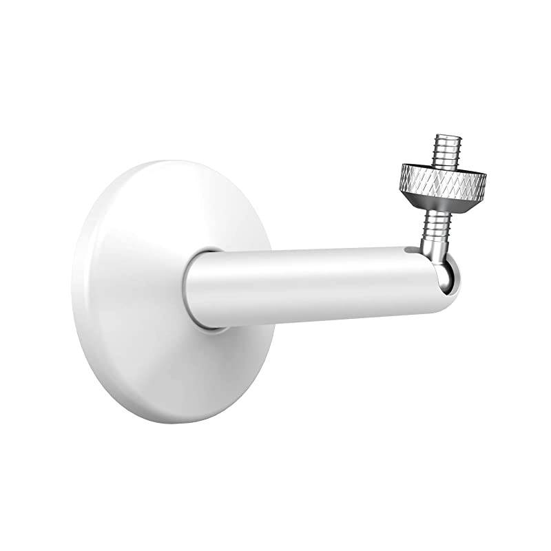 Wyze Cam Pan Wall Mount Adjustable Security Wall Mount Aluminium Alloy IndoorOutdoor Mount for Wyze Cam Pan amp Other Surveillance Camera Models with 14 Inch Thread 1 Pack White