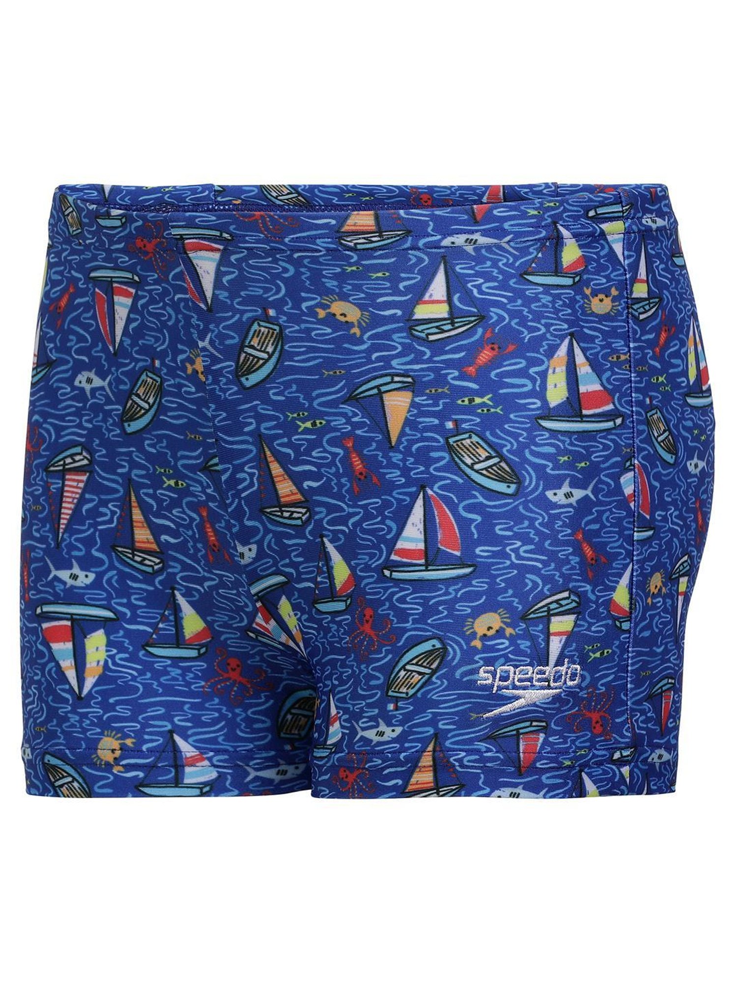 Speedo Kids Dark Blue Printed Shorts