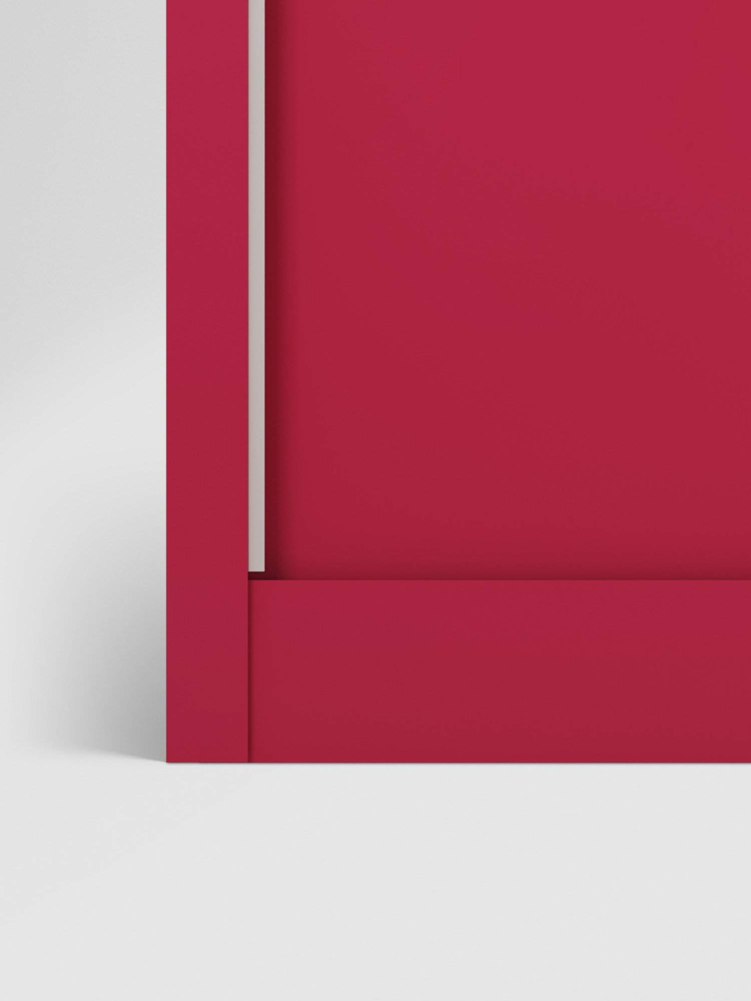 Godrej Interio Slide N Store Pro 2-Door Steel Wardrobe, Blush Red (1-Year Warranty, 1 Drawer)