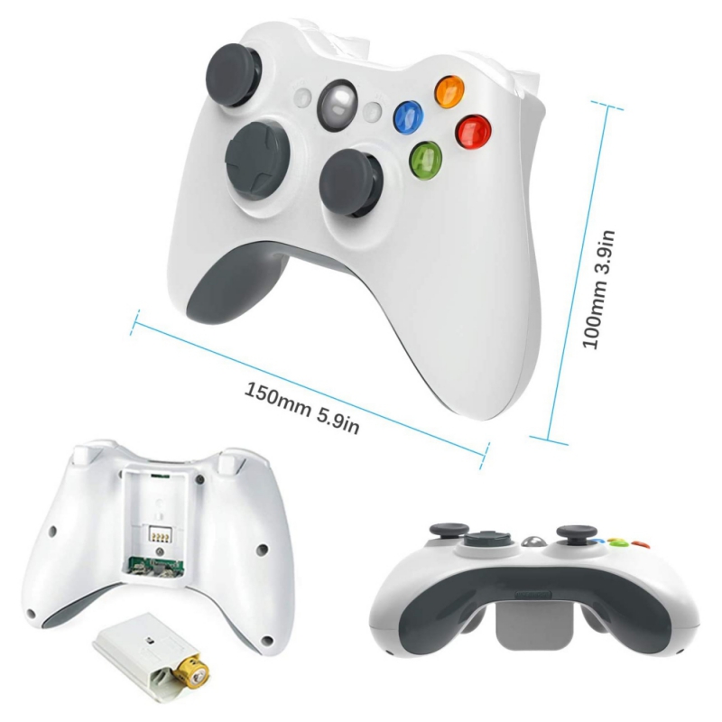 Xbox 360 Wireless Controller, Etpark USB Gamepad, Joypad With Shoulders Buttons, For Microsoft Xbox 360/Xbox 360 Slim/PC Windows 7 8 10 Game