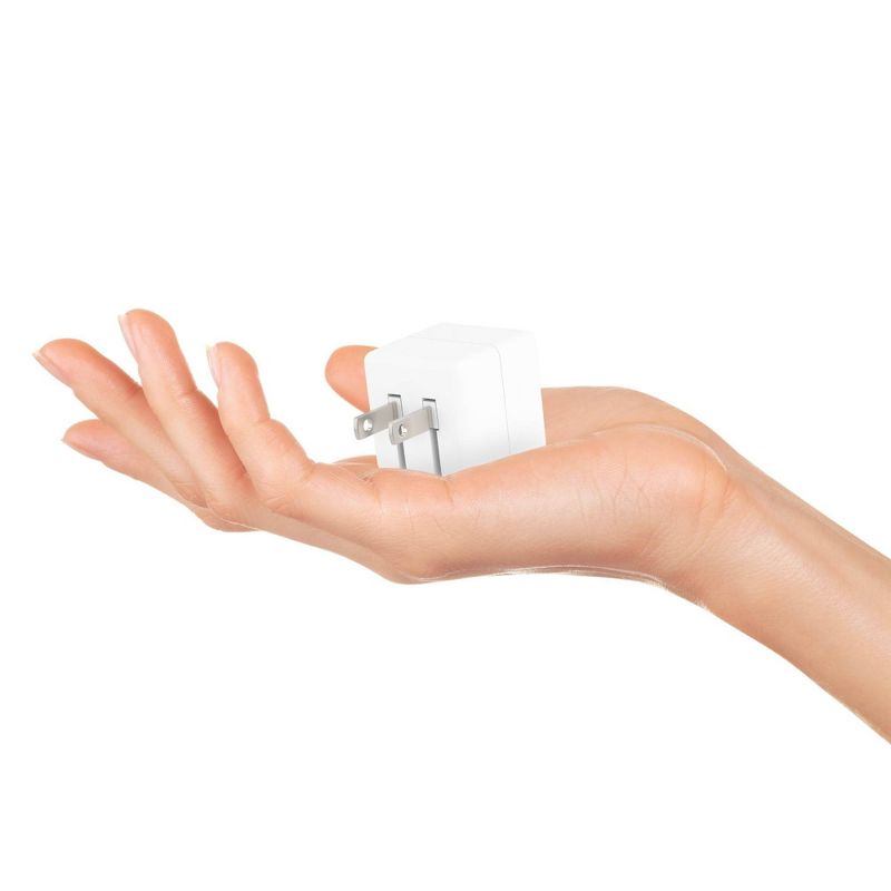 Just Wireless 1.0A/5W 1-Port USB-A Home Charger - White