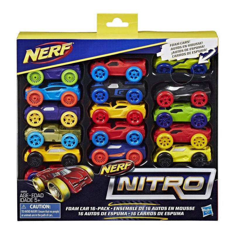 Nerf Nitro Foam Car 16-Pack - Version 1