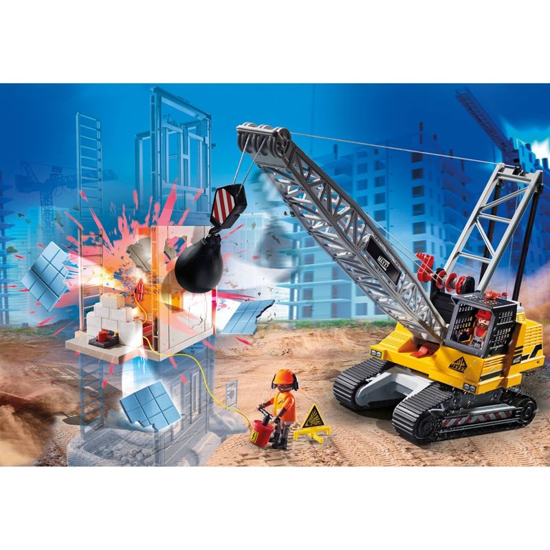 Playmobil Cable Excavator with Building Section