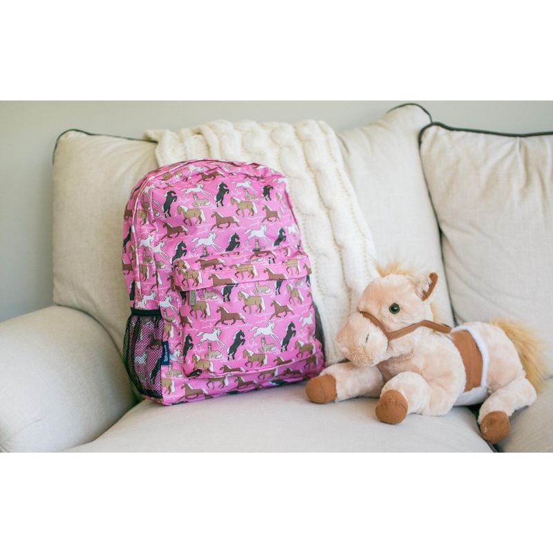 Wildkin Horses in Pink 16 Inch Backpack
