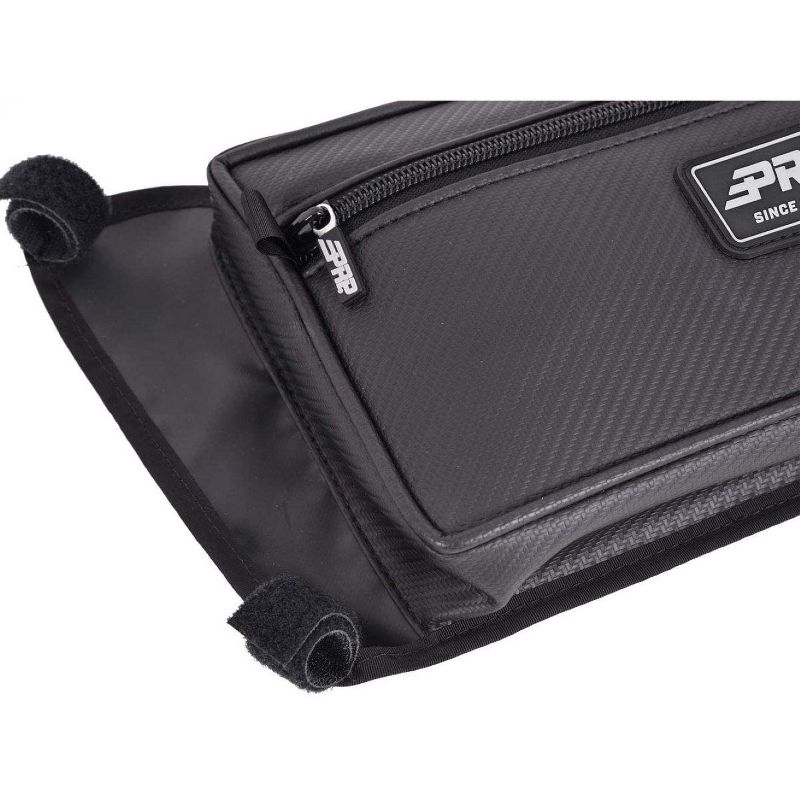 PRP Seats E66-210 Can Am Maverick X3 ATV Waterproof Vinyl Rear Door Bag Storage with Zippered Compartment Pockets, Black (Pair)