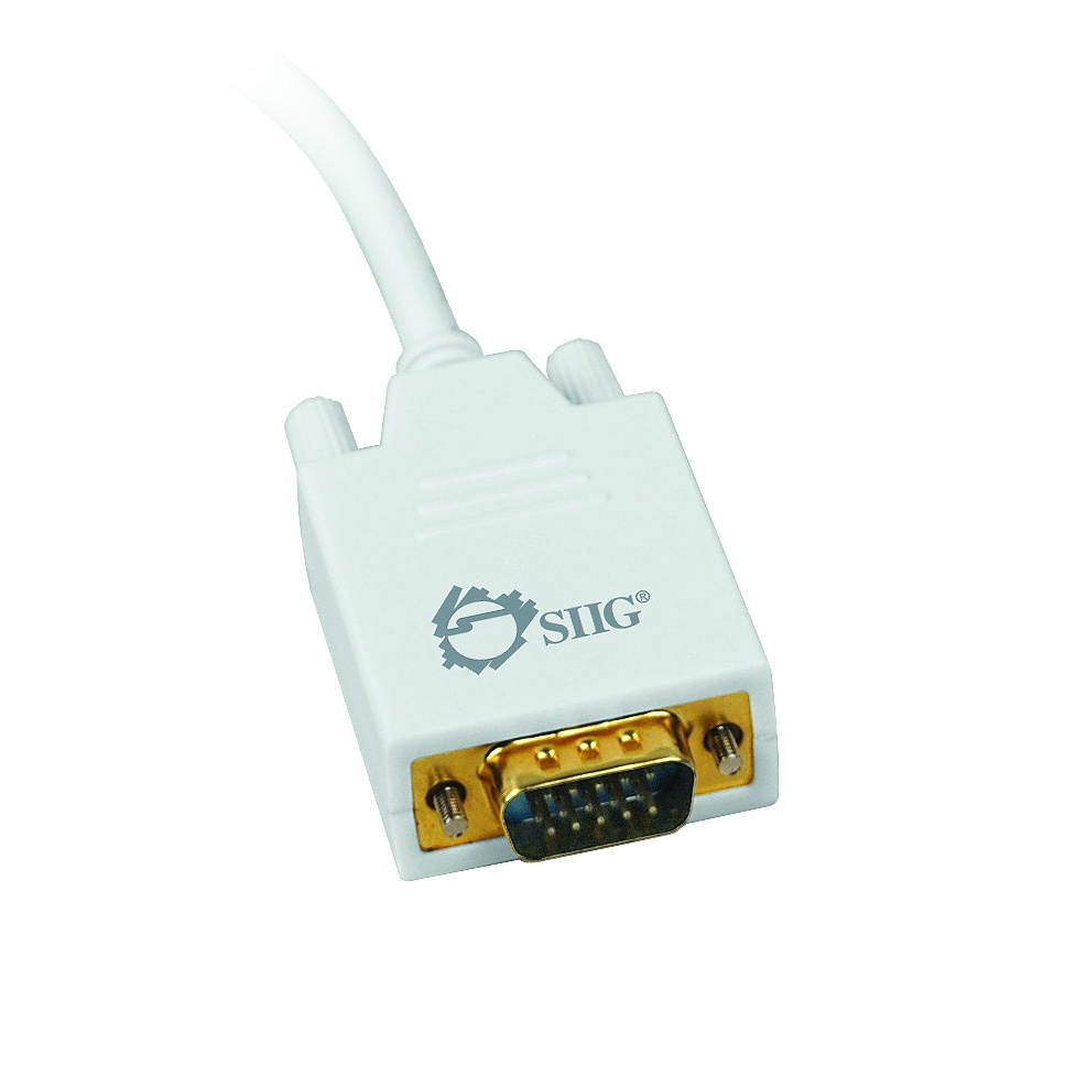 Siig 3Ft Mini Displayport To Vga Converter Cable (Mdp To Vga)