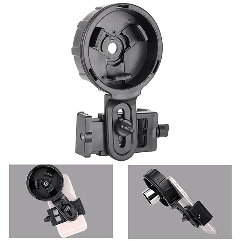 Cell Phone Spotting Scope Mount Big Type Photography Adapter Mount Work with Binoculars Monocular Spotting Scope Telescope for iPhone 6Plus Samsung HTC LG and More