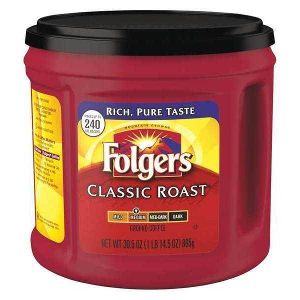 Folgers Coffee Classic Roast Ground 30.5 oz Canister 20421EA