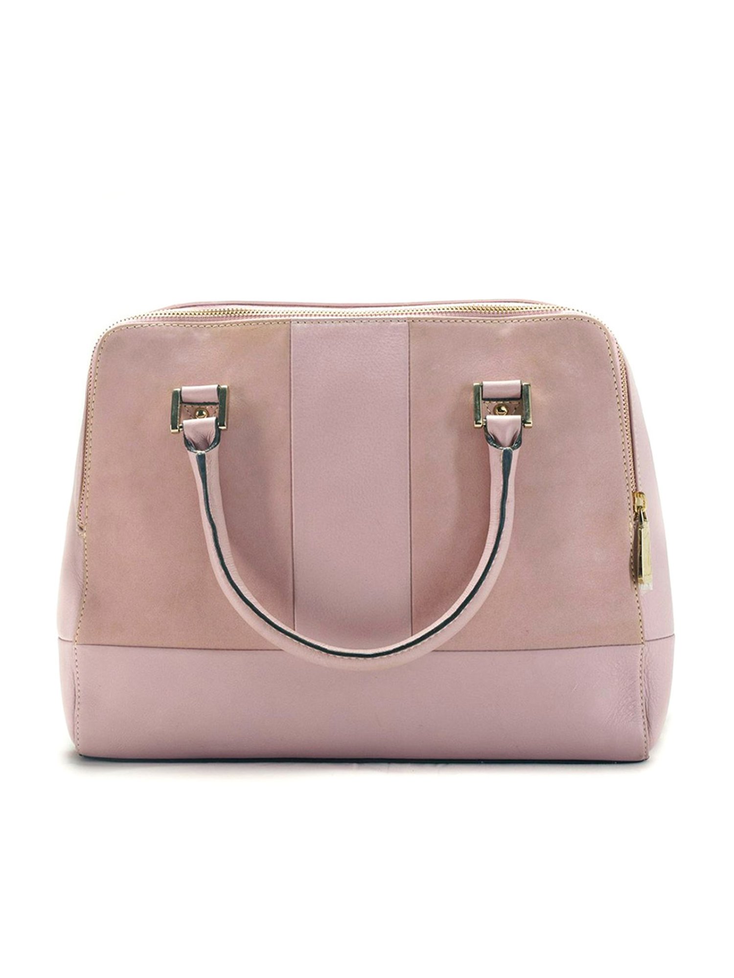 RI2K London Pink Leather Large Handbag