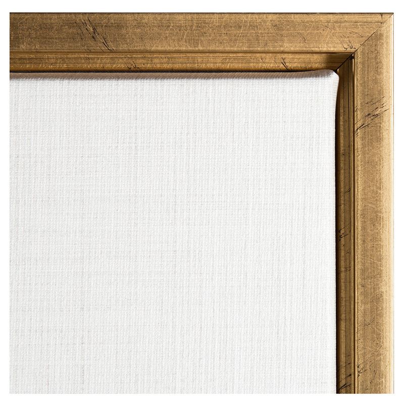 Hairy Alpaca Framed Canvas Art Gold (33"x23") - Uniek