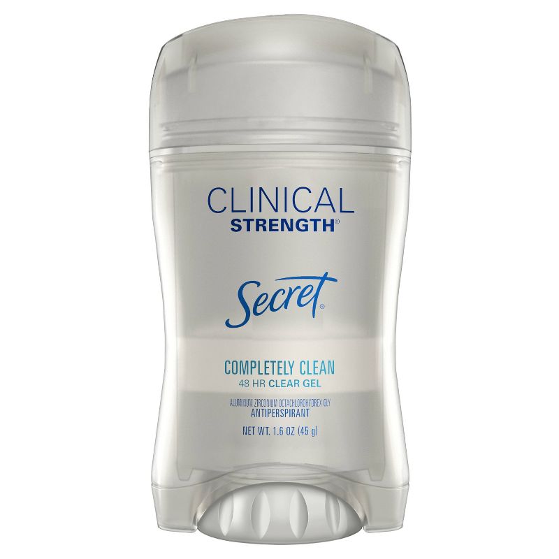 Secret Clinical Strength Completely Clean Antiperspirant & Deodorant Clear Gel - 1.6oz