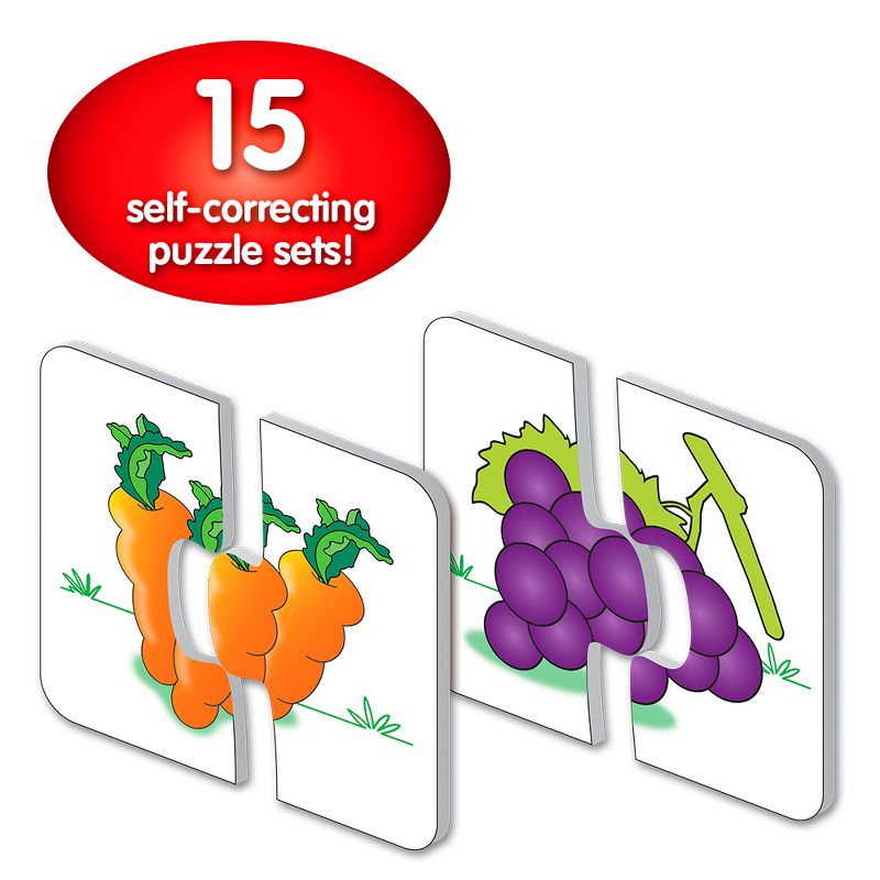 The Learning Journey My First Match It Things I Eat 15 self correcting puzzle sets