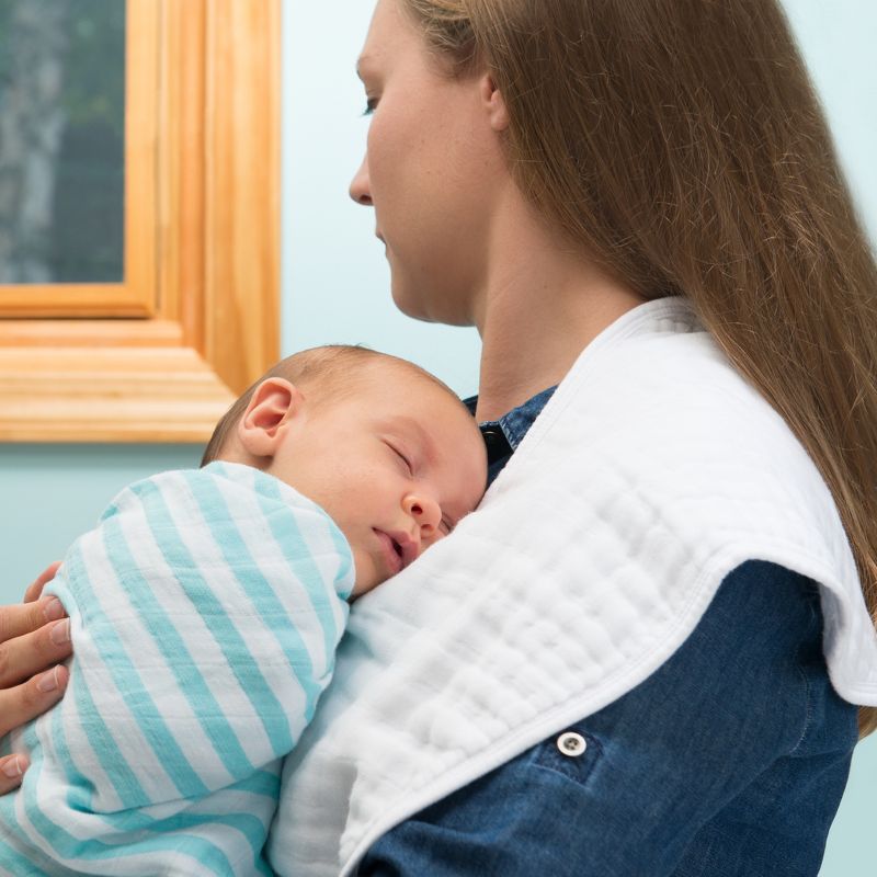 green sprouts Organic Cotton Muslin New Born Gift 7pc set White