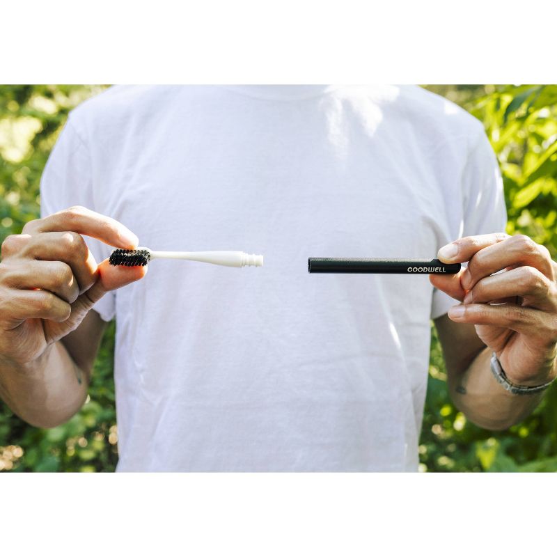 Goodwell Premium Sustainable Bioplastic Toothbrush Refill - 3pk