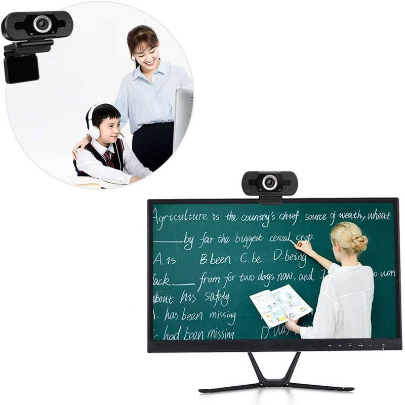 HD1080P Webcam Drive-Free USB Desktop Notebook Computer Camera Support Video Call Online Office Meeting Online Course Live With Microphone For Computer / Laptop And Desktop