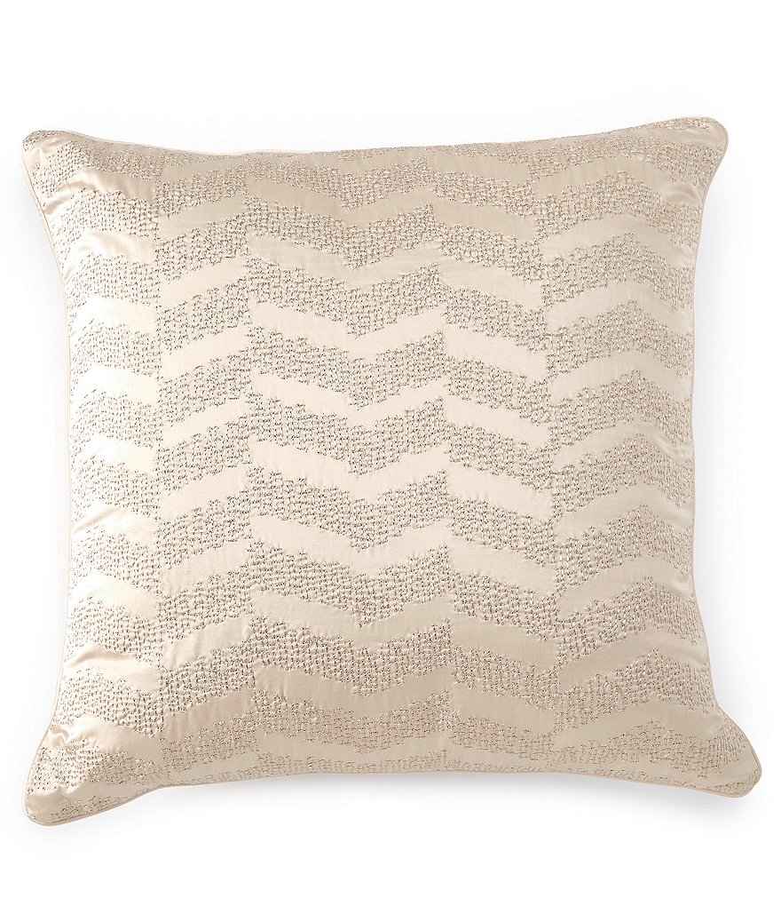 Luxury Hotel Lawton Herringbone Square Pillow