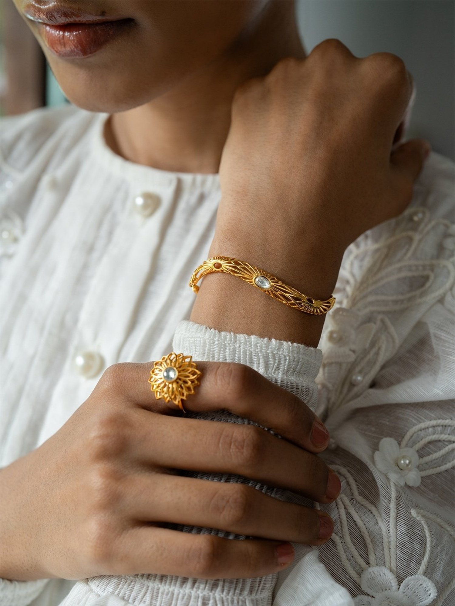 Shaya 92.5 Sterling Silver Queen of Good Advice Flexible Fit Bracelet for Women