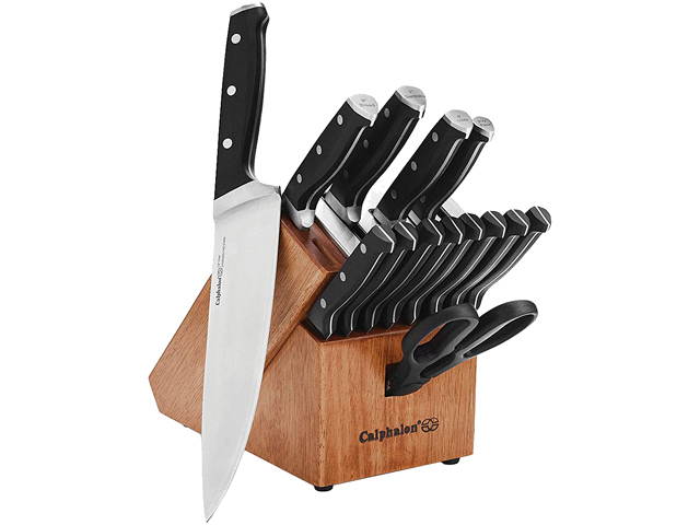 Calphalon 1932932 Classic Self-Sharpening 15-pc. Cutlery Set