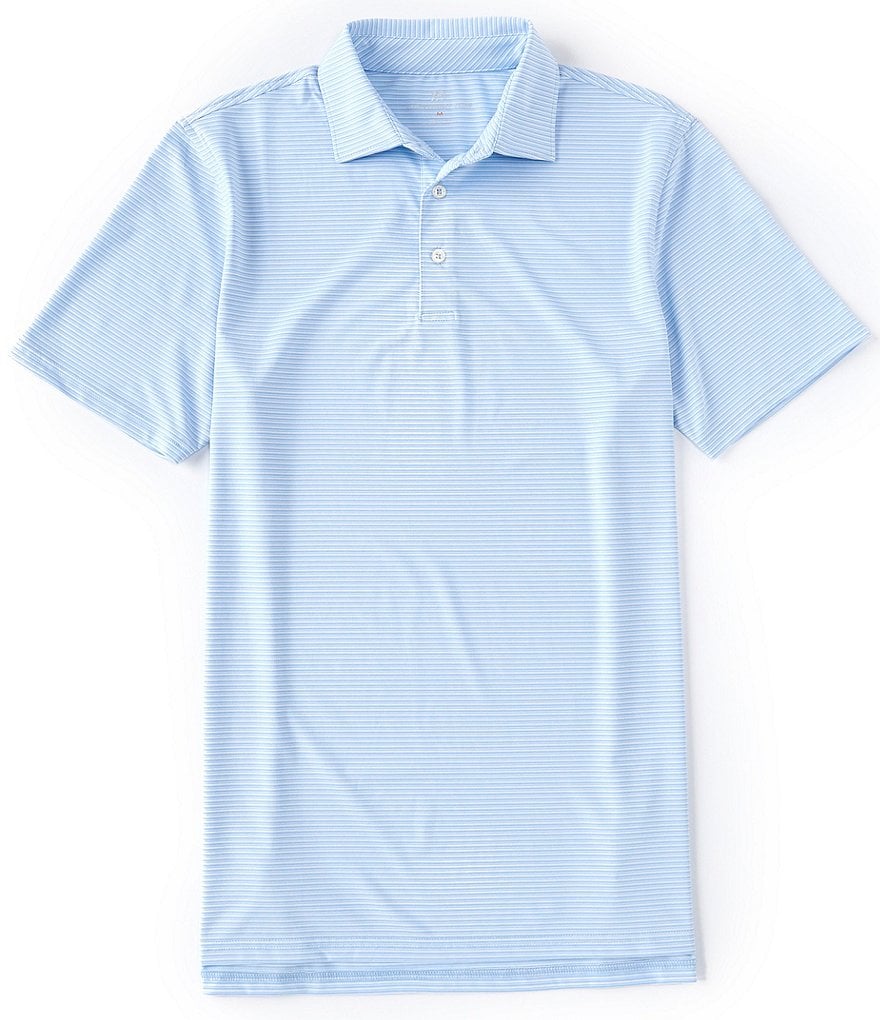 Visconti Petal Print Short-Sleeve Polo Shirt