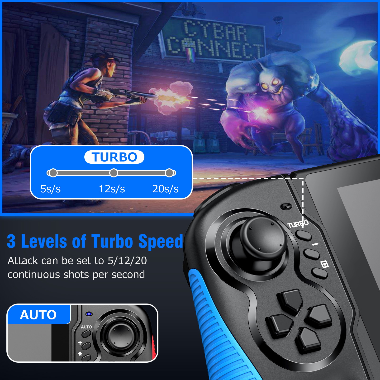 Wireless Controller for Nintendo Switch, BEBONCOOL Pro Controller for Nintendo Switch with Comfortable & Ergonomic Grip, Supports Motion Control and Double Motor Vibration