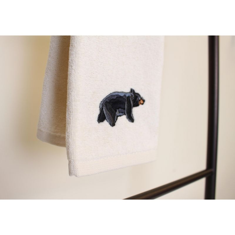 Avanti Black Bear Lodge 3 Pc Towel Set