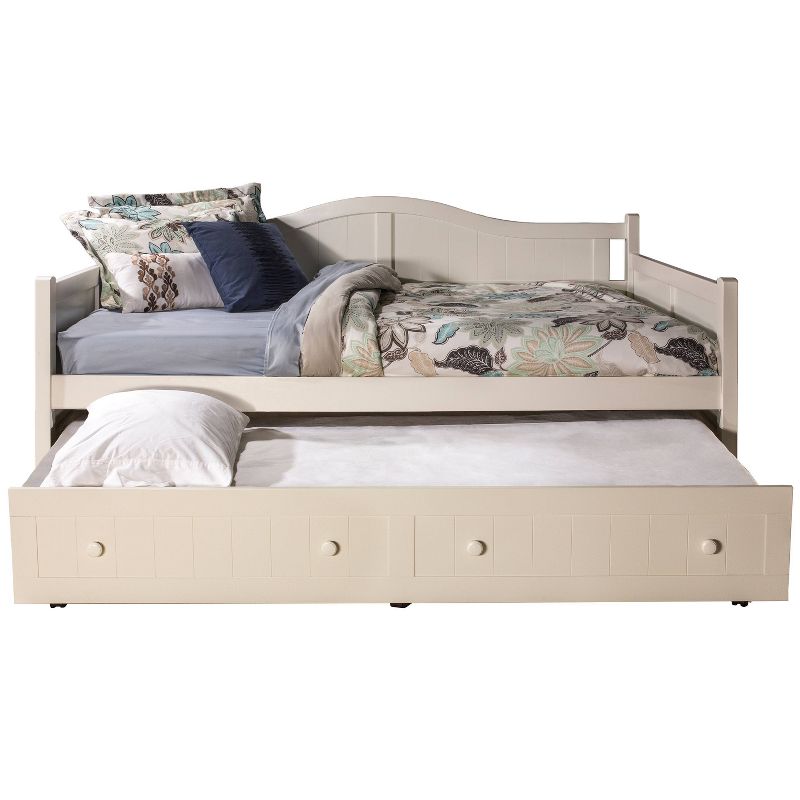 Staci Wood Daybed With Trundle Unit Full White - Hillsdale Furniture