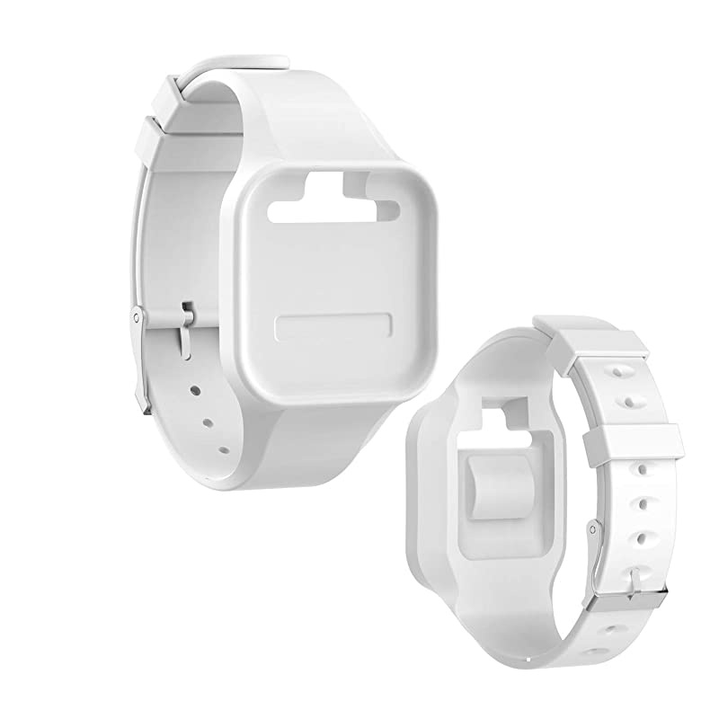 Wristband Compatible with GolfBuddy Voice 2 Watch Silicone Replacement Band Straps Watchbands Fit for Golf Buddy VoiceVoice 2 Golf GPS Watch Black amp White