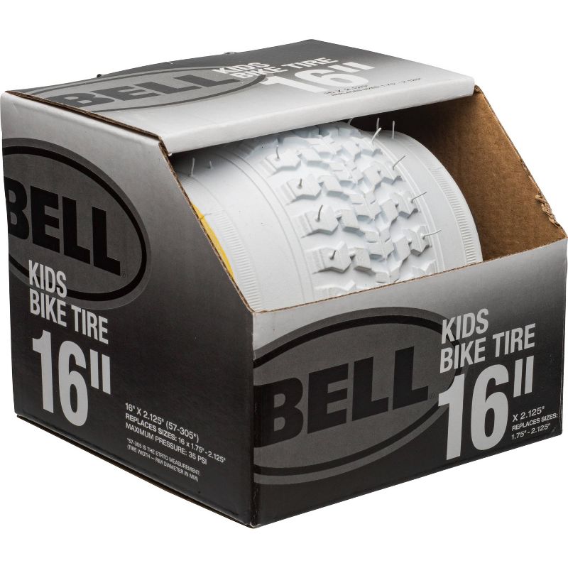 Bell 16" Kids' Bike Tire - White