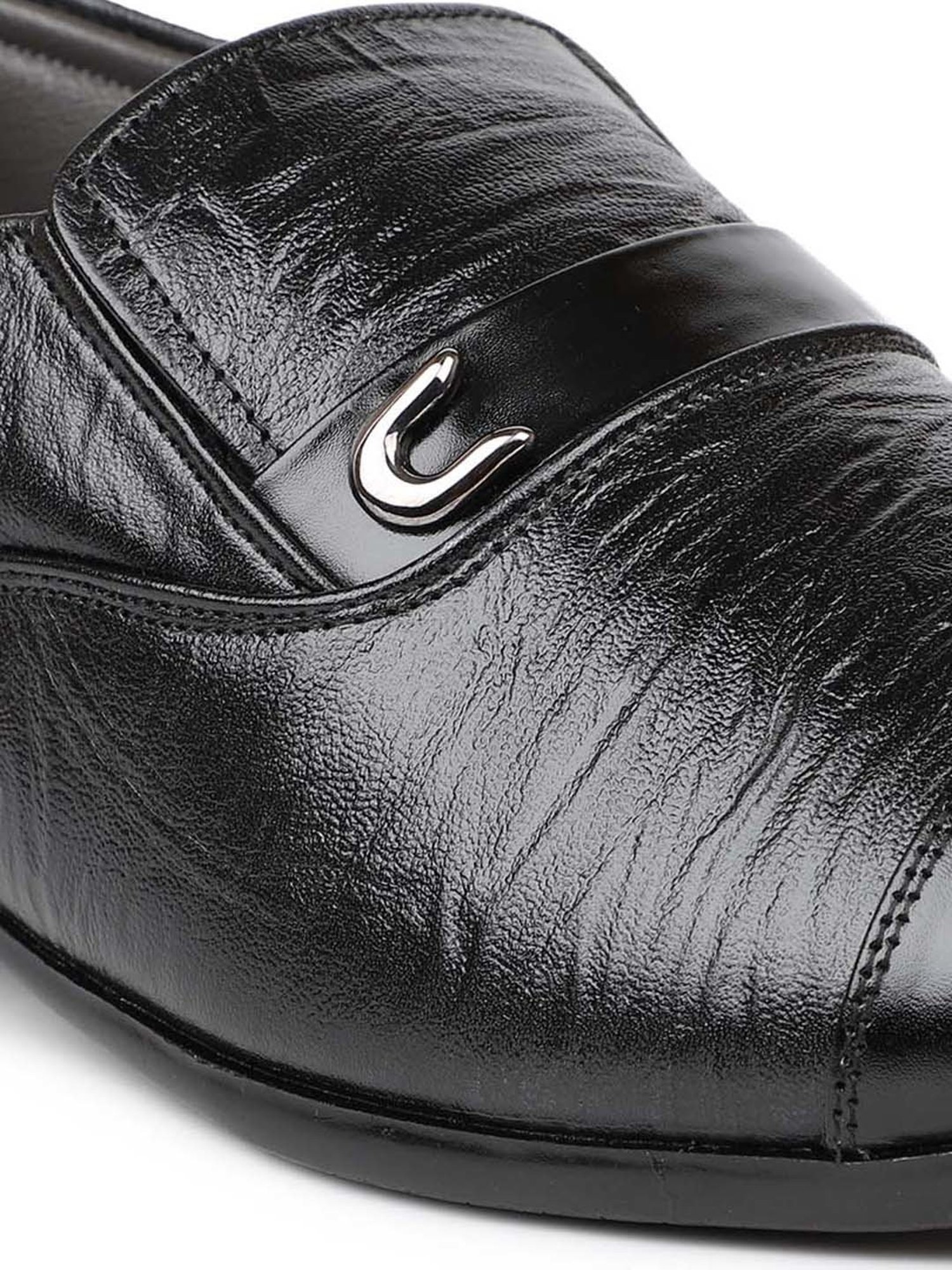 Privo by Inc.5 Men's Black Formal Shoes