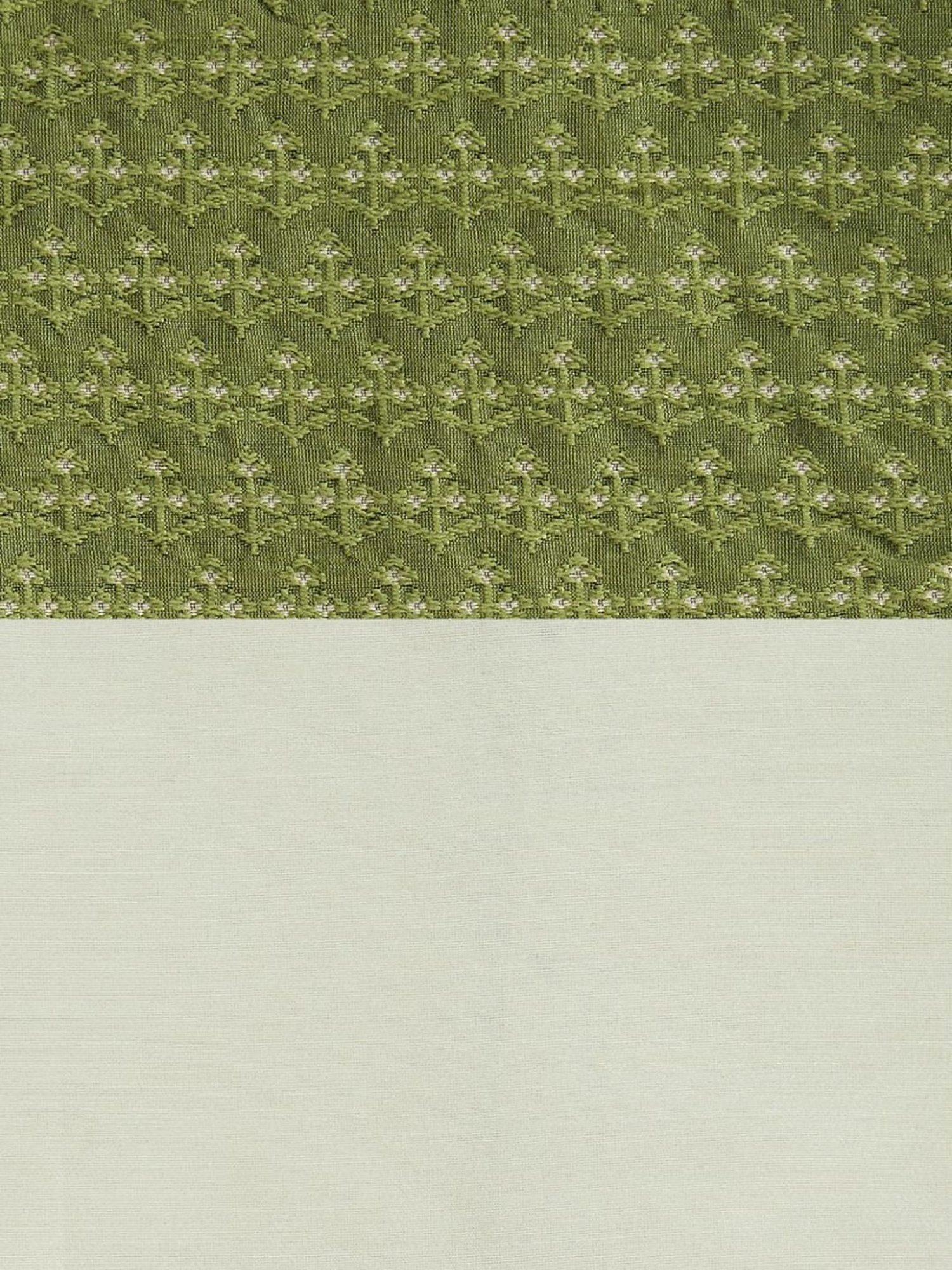 Indus Route by Pantaloons Kids Lime Green & White Jacquard Full Sleeves Kurta Set