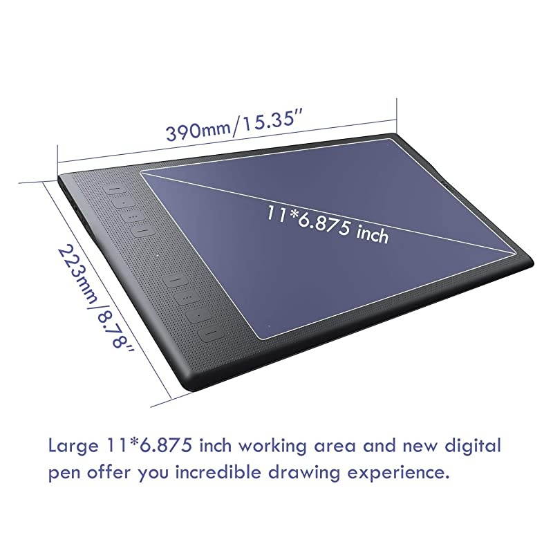 UGEE M708 10 x 6 inch Smart Graphics Tablet for Digital Writing / Painting