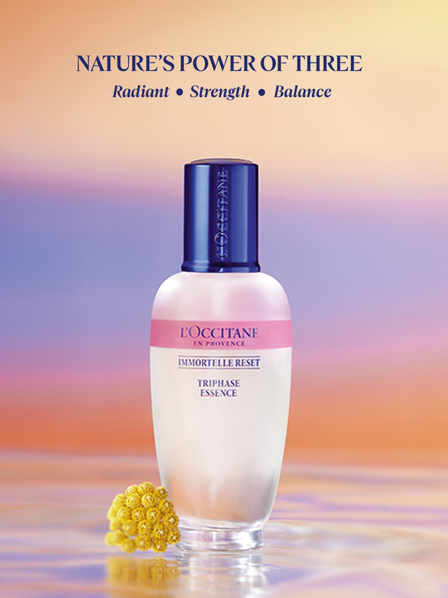 L'Occitane En Provence Mini Immortelle Reset Triphase Essence - 50 ml