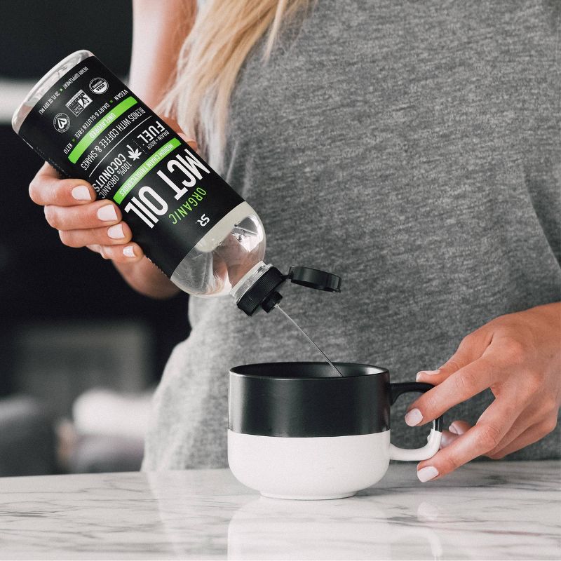 Organic MCT Coconut Oil - Unflavored - 20 fl oz