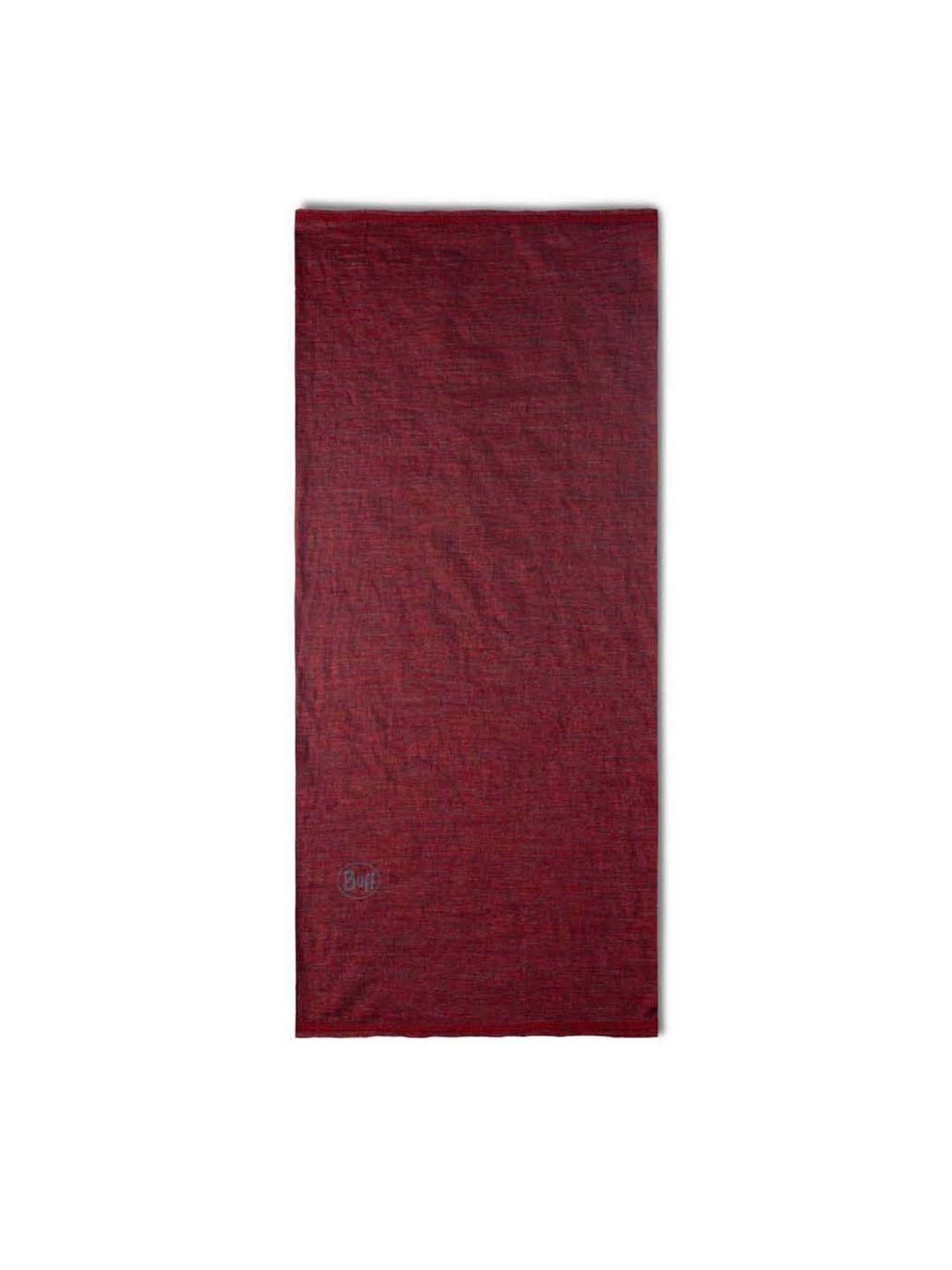 BUFF Merino Lightweight Red Solid Bandana