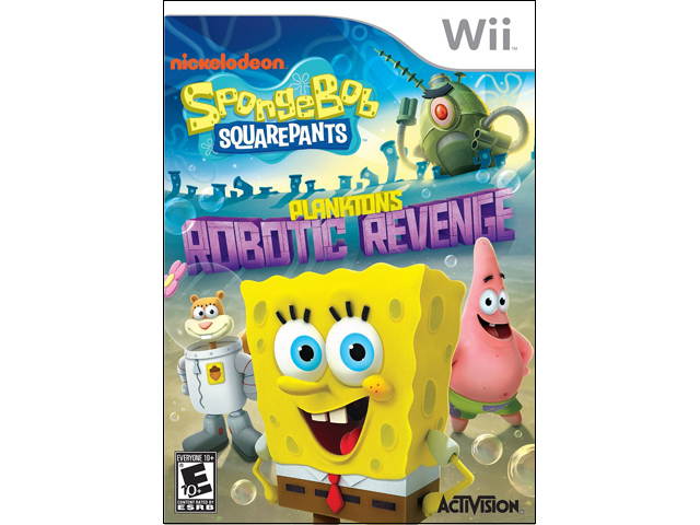 SpongeBob SquarePants: Plankton's Robotic Revenge Wii Game
