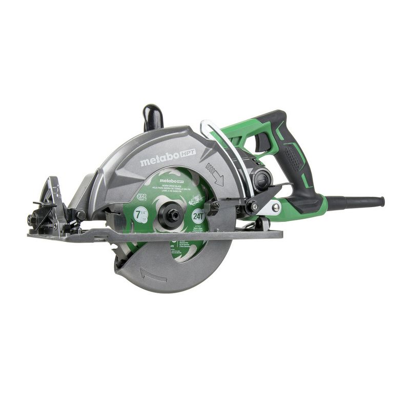 Metabo HPT C7WDMM 15 Amp Brushed 7-1/4 in. Corded Worm Drive Circular Saw