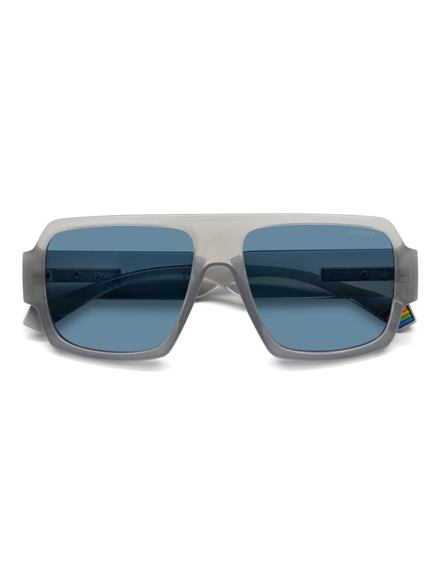 Polaroid Blue Square UV Protection Unisex Sunglasses