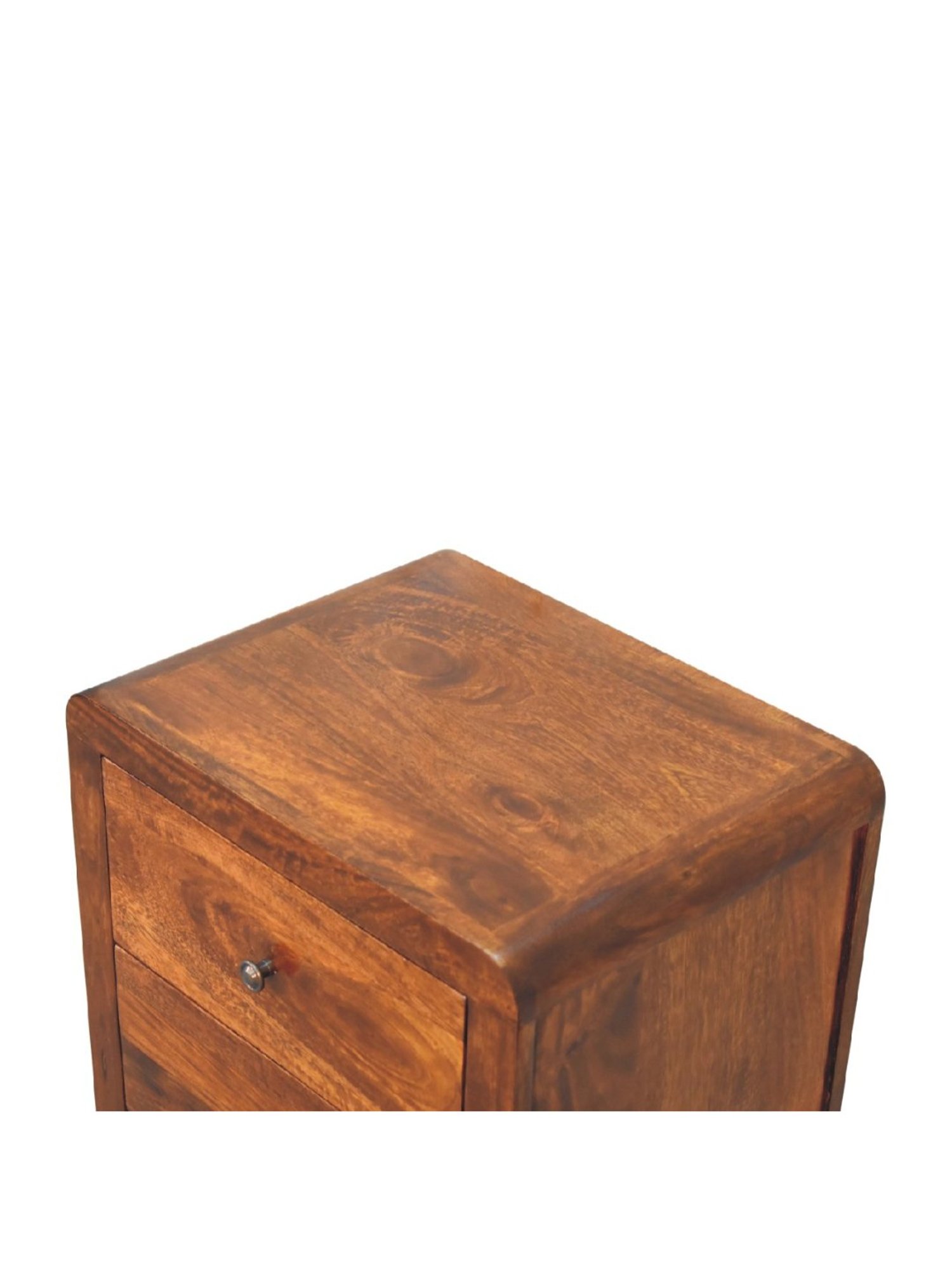 Sleepyhead Ally Teak Brown Sheesham Wood Bedside Table
