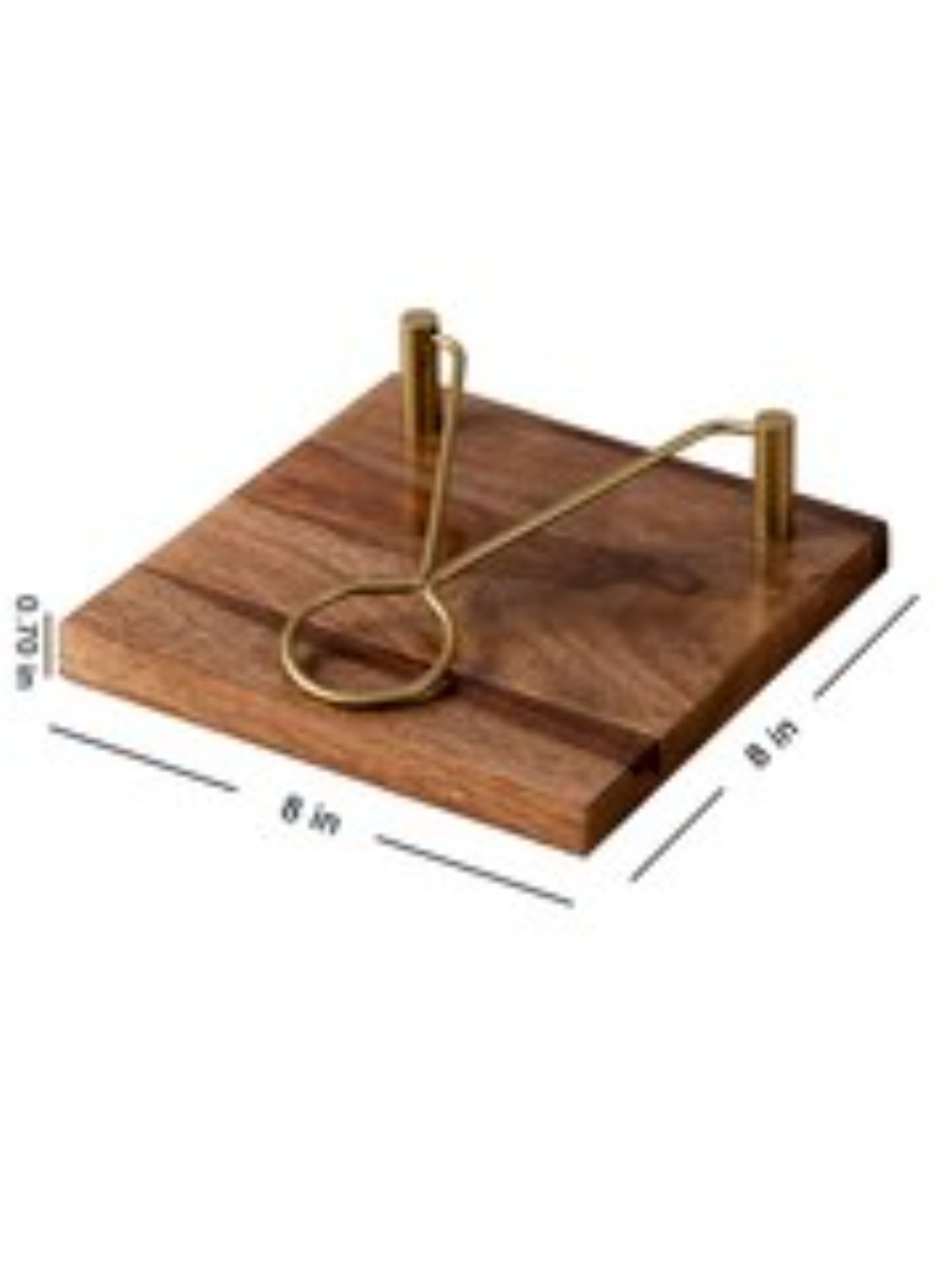 Karo Tapi Printed Multicolor Wood Tissue Box