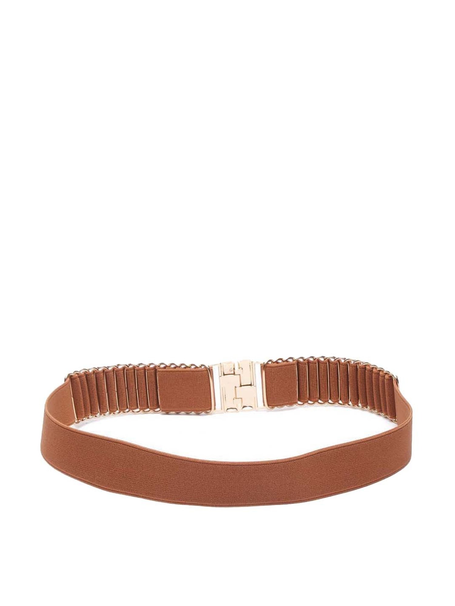 Teakwood Leathers Tan Nylon Waist Belt for Women