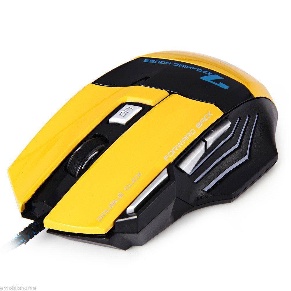 Estone X7 3200DPI LED Optical 7D USB Wired Gaming Mouse