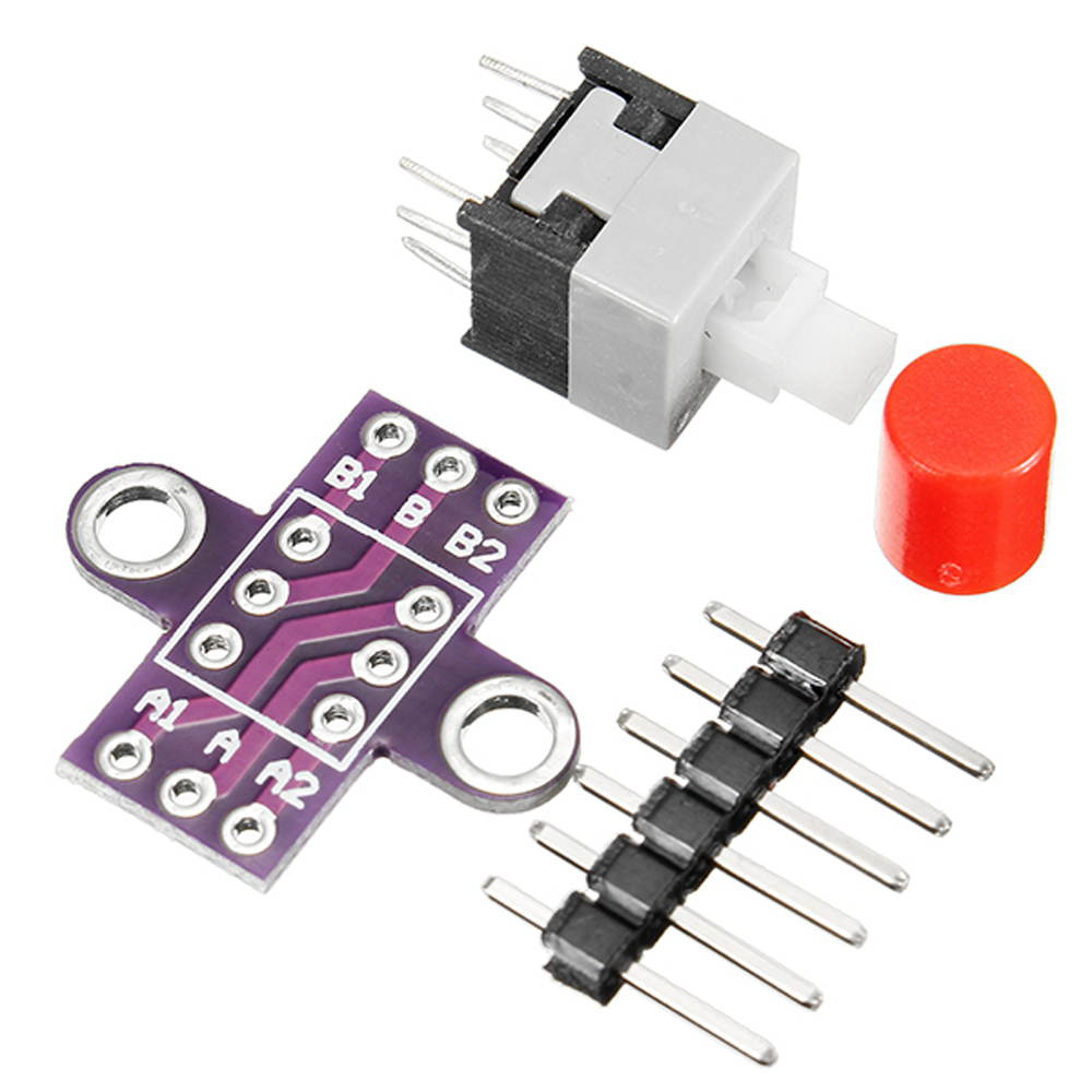20pcs CJMCU-010 With Lock Button Self-locking Switch Double Row Switch Module