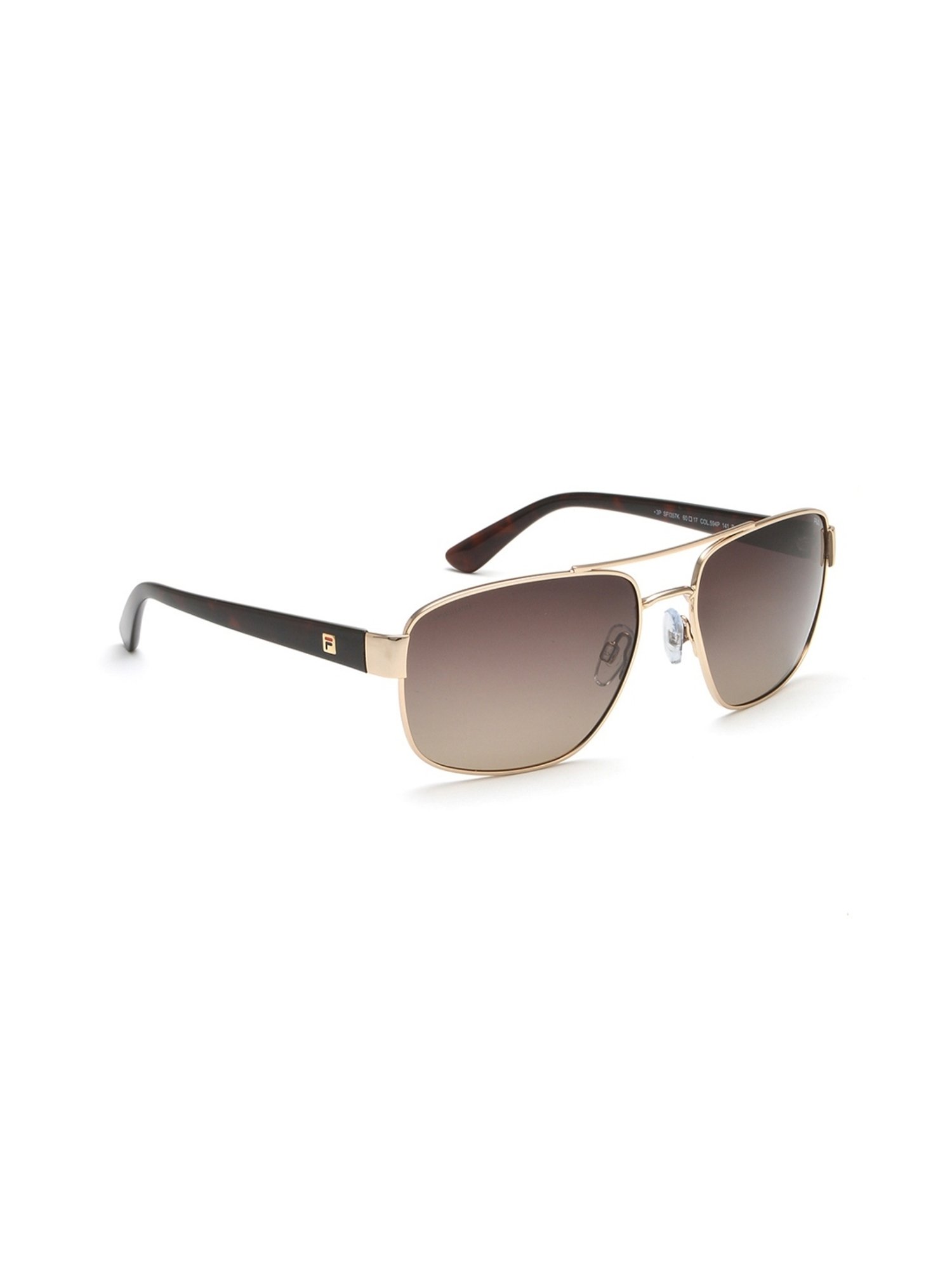 Fila Brown Square Sunglasses for Men