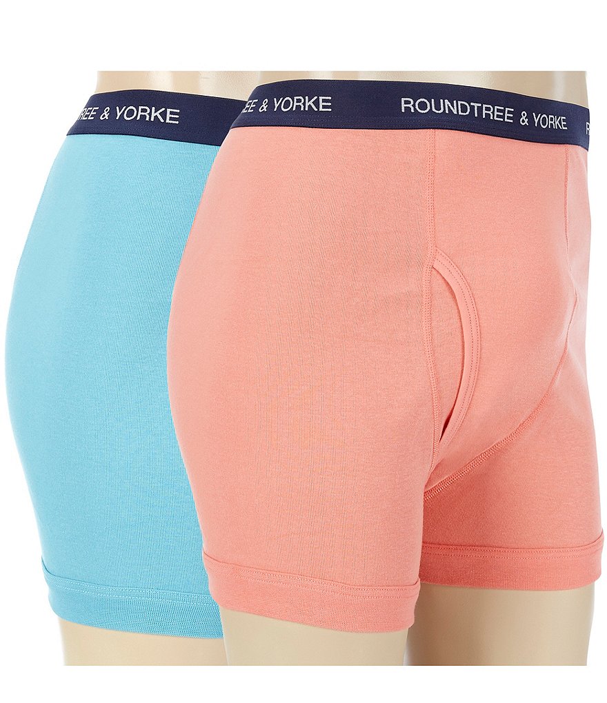 Roundtree & Yorke Assorted Boxer Briefs 2-Pack