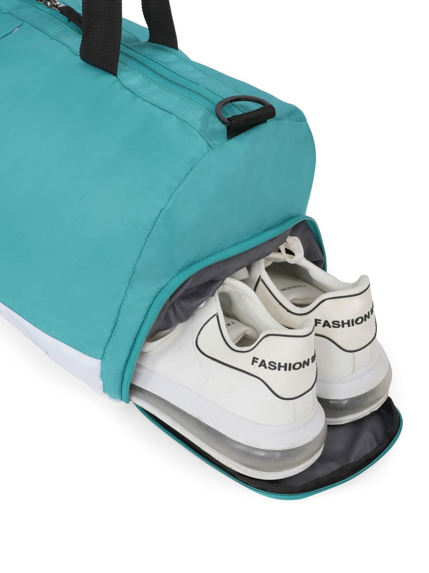 United Colors of Benetton Cadmium Green Polyester Solid Duffle Bag