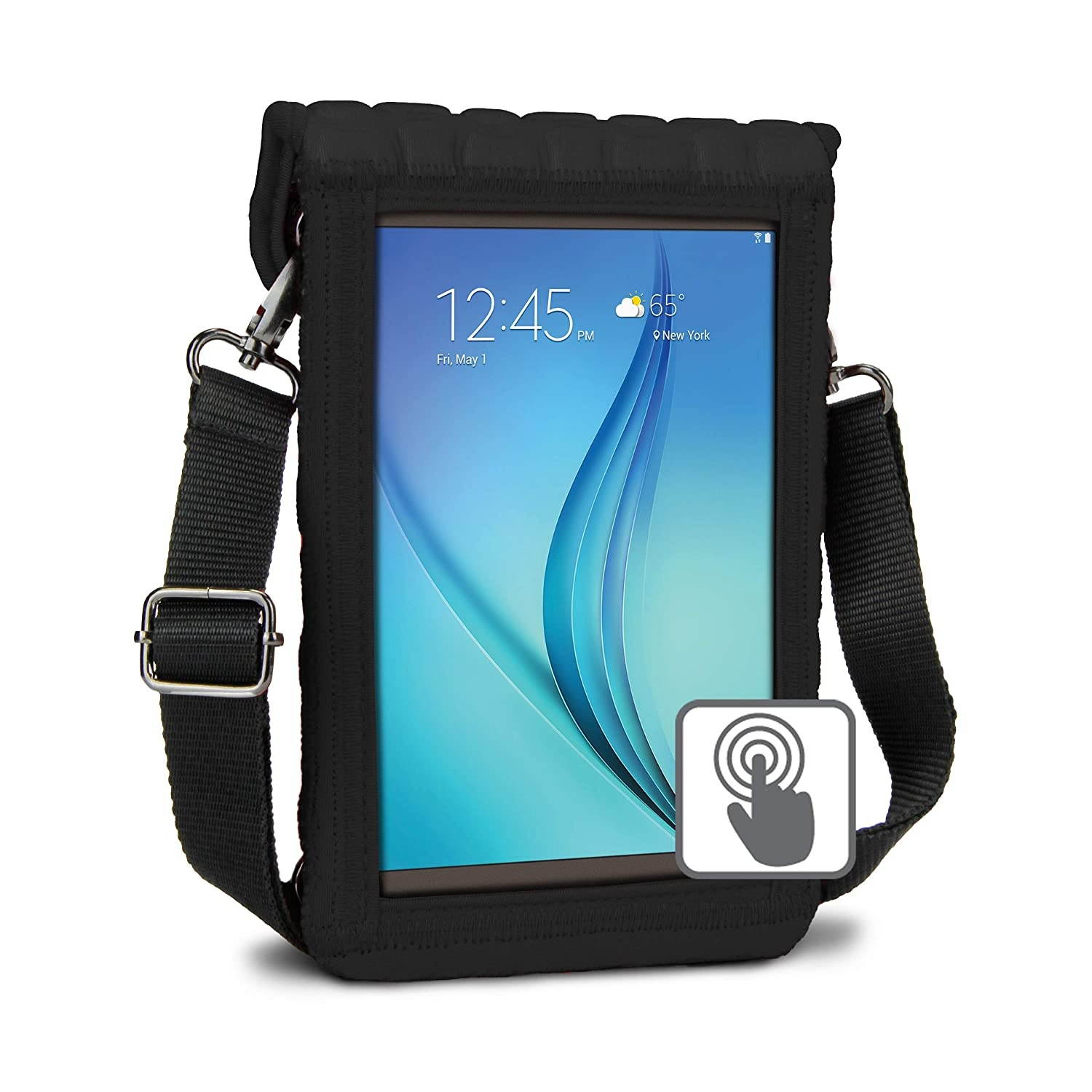 USA Gear 7 inch Tablet Carrying Bag Cover with Built-in Screen Protector - 7 to 8 inch Tablet Sleeve Carry Bag Fits Samsung Galaxy Tab S2 8" / Tab E Lite 7" / Tab A 8", ASUS ZenPad S 8, and More