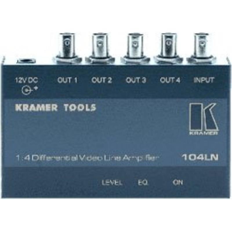 kramer 104ln 1:4 composite video differential & line amplifier